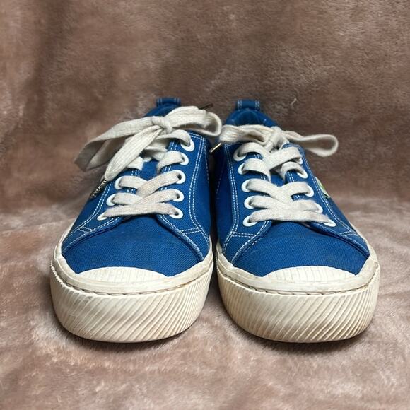 Cariuma Pantone Sneakers Unisex Blue Lace Up Tennis shoe Women's 6.5 Men's 5 - Picture 2 of 8